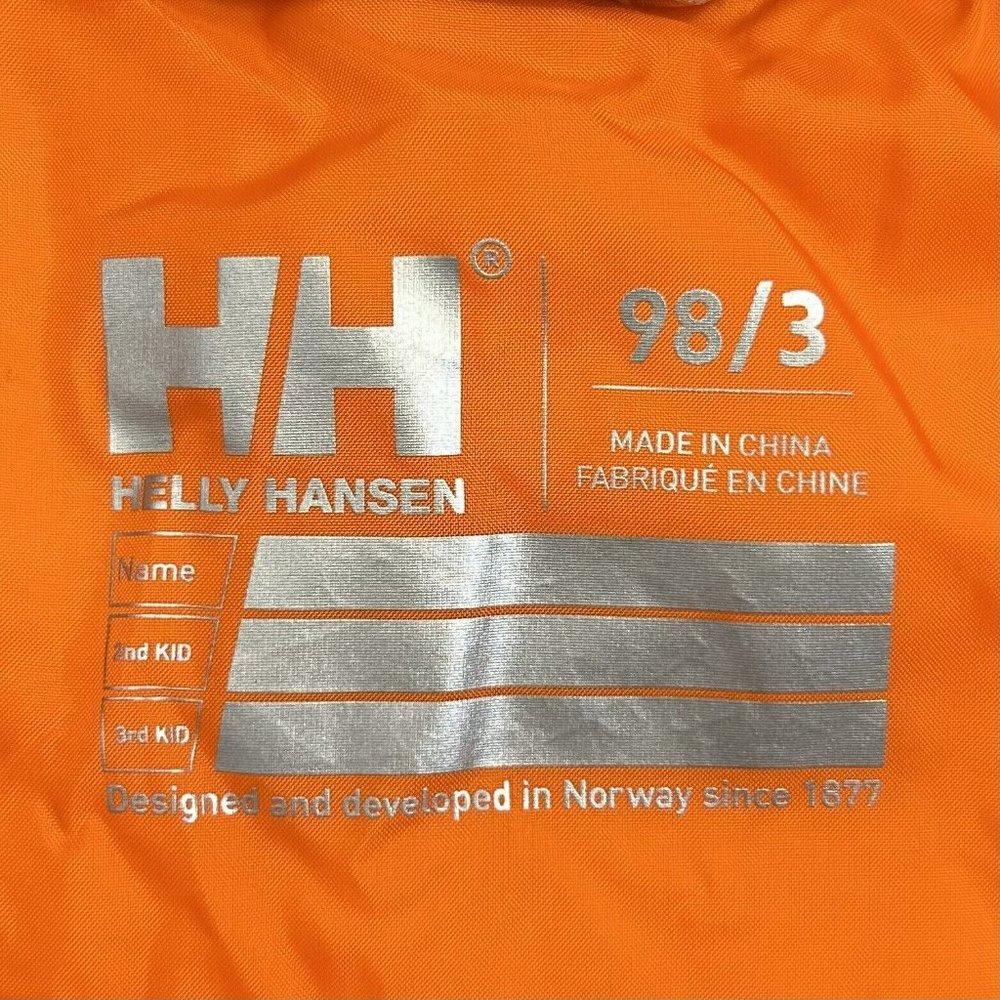 Helly Hansen Kids Jacket - Green and Orange - Picture 4 of 5